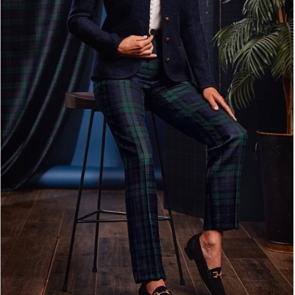 Talbots Tartan Plaid Pants - Picture 5 of 6